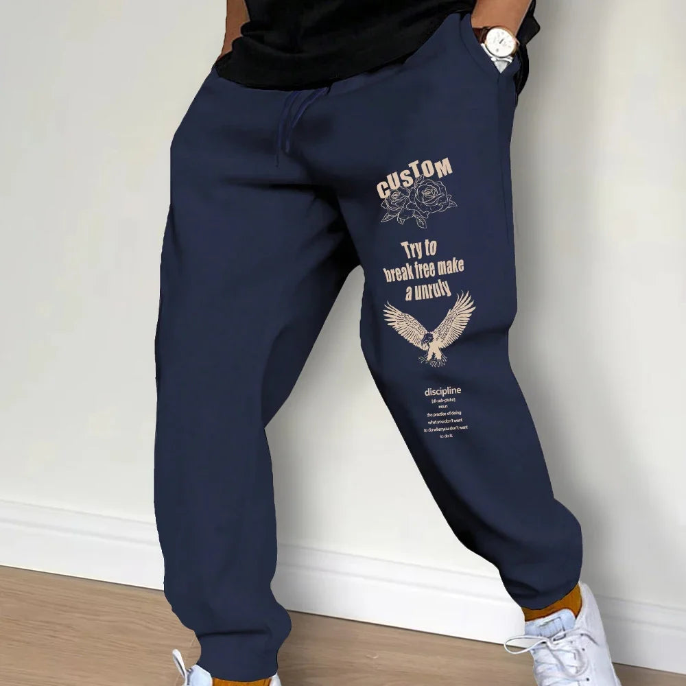 Men Sweatpants Graphic Gymwear