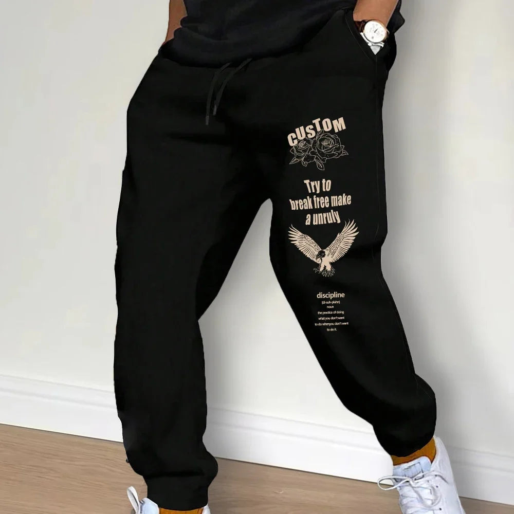 Men Sweatpants Graphic Gymwear